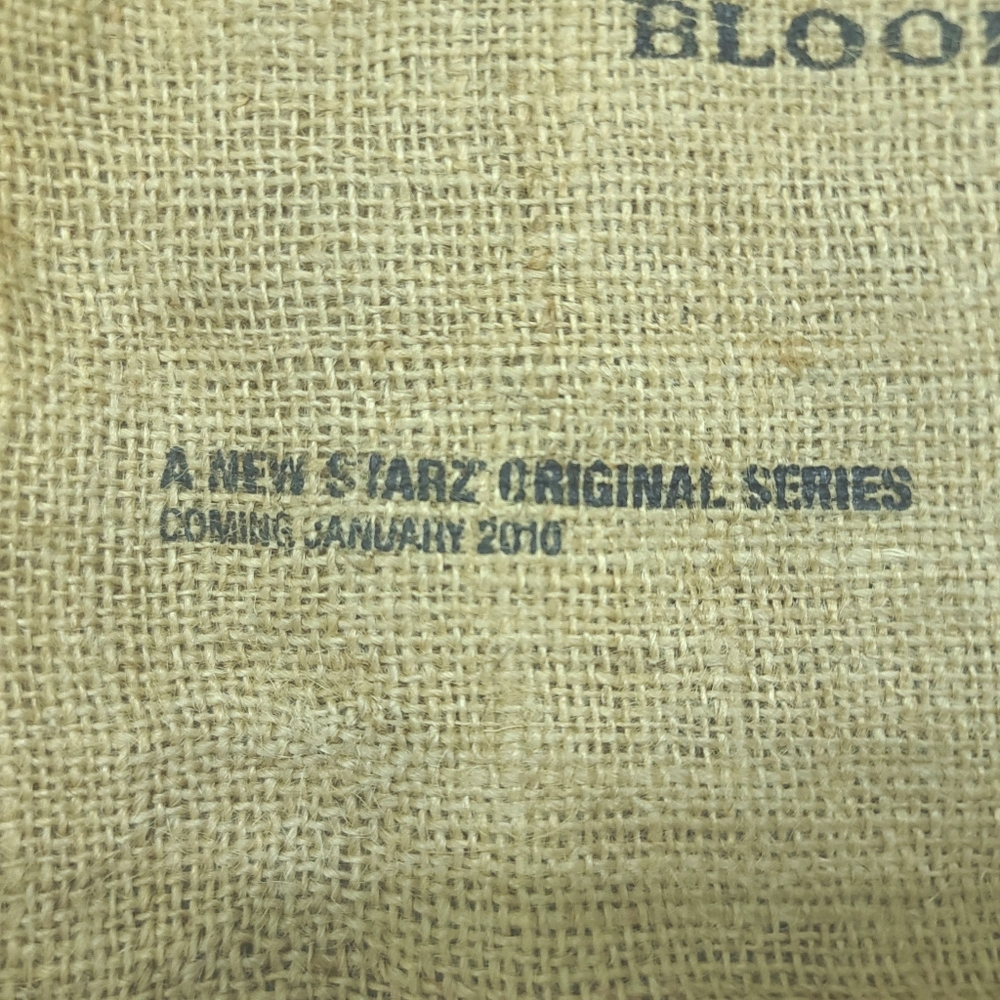 Spartacus Series Comic Con Collectible Burlap Bag Starz Blood & Sand - Picture 4 of 4